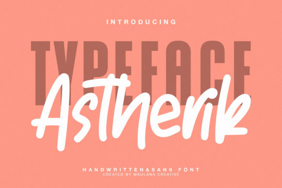 Astherik: A Stylish Display Font for Editorial Design