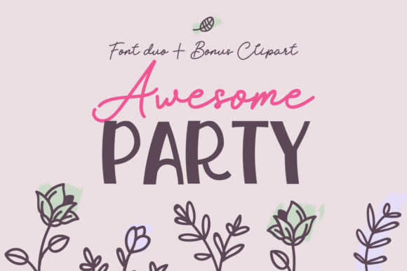 Awesome Party: A Playful Font for Digital Branding