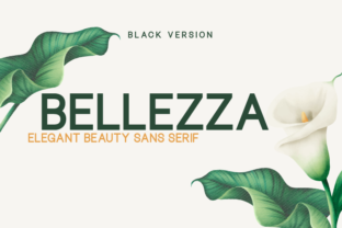 Bellezza Black for Branding: A Modern Sans Serif Font Review