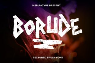 Borude: A Textured Display Font for Web Design