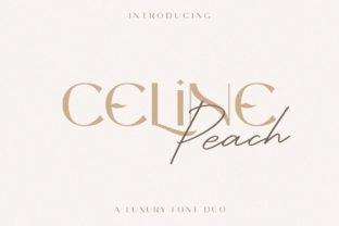Celine Peach Font for Web Design