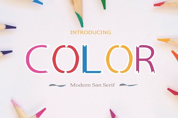 Color Font for Small Business Branding