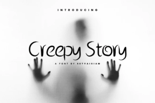 Creepy Story Font for Web Design Projects