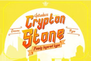 Crypton Stone: A Display Font with Art Deco Charm