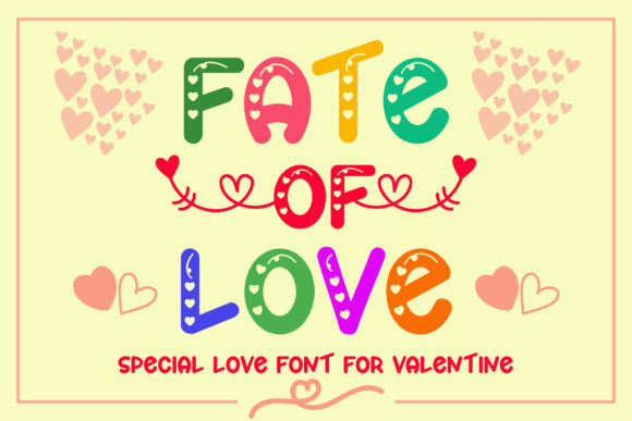 Fate of Love Font for Playful Web Design