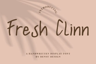 Fresh Clinn: A Playful Display Font for Modern Editorial Design