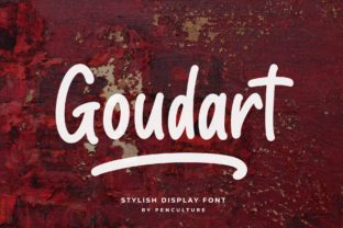 Goudart: A Joyful Display Font for Modern Branding