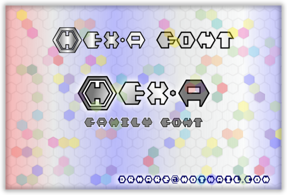 Hex-a: A Playful Font for Eye-Catching Campaigns