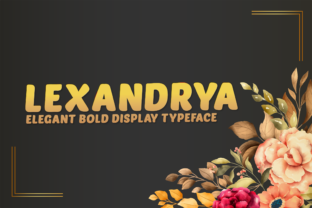 Lexandrya: A Display Font That Elevates Your Brand's Visual Story