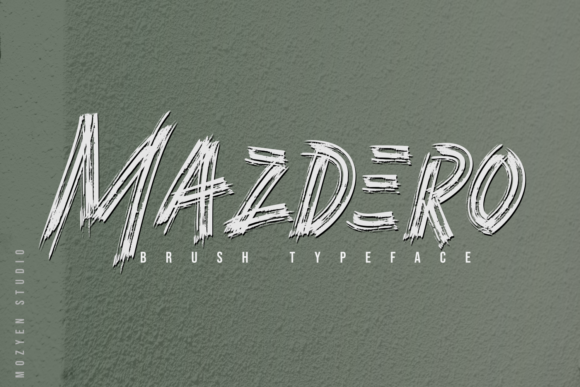Mazdero Display Font Review