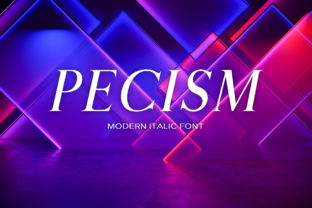 Pecism: A Modern Serif Font for Impactful Campaigns