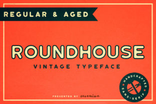 Roundhouse Font for Branding Projects