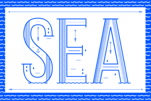 Sea Font for Web Design and Branding