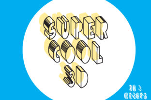 Super Cool 3D: A Bold Typeface for Modern Editorial Design