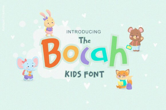 Testing The Bocah Font in a Real Web Design Project