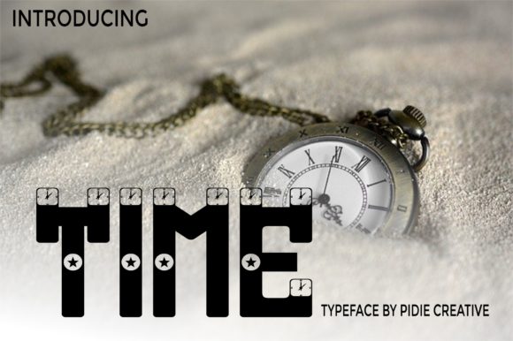 Time Font Review: A Decorative Typeface with a Clockwork Charm