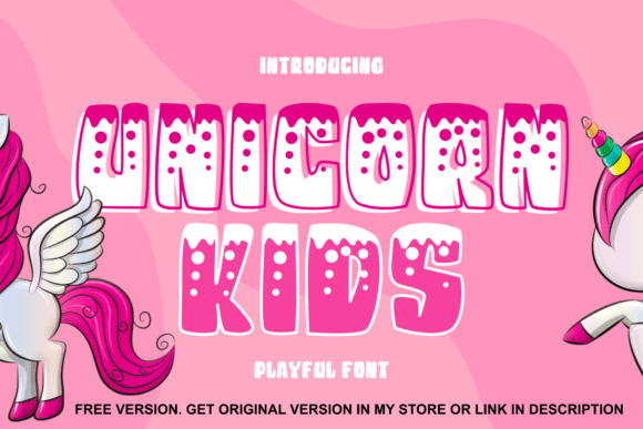 Unicorn Kids Font for Playful Campaign Designs