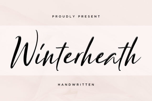 Winterheart: A Luxurious Script Font for Modern Web Design